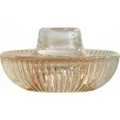 Homea Hjemme karbownany lysestake i glass ARTY