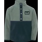 Didriksons Fleecegenser - Monte - Dark Mose - - 140 - Fleecejakke