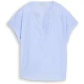 Tom Tailor 1052107 Kort Ermet Bluse