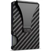 Tech-Protect Thorn RFID-lommebok i karbonfiber – Svart