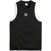 Puma Fundamentals Mesh Tank Top, Sport, Black, L