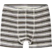 Name it Boxershorts - Ull - Rib - NmmWang - Snow White/MOREL/FOL - - 3 år (98) - Boxershorts