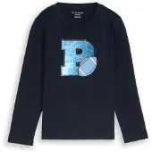 Tom Tailor 1052436 Langarmet T-skjorte