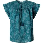 Pepe Jeans for woman. PL3051562 Gabriela green blouse (L), Casual, Cotton, Sleeveless / Straps