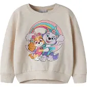 Name it Collegegenser - NmfJemma - Peyote Melange m. Paw Patrol - - 2 år (92) - Collegegenser