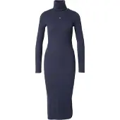 Tommy Hilfiger Dw0dw23320 Lang Ermet Midi-kjole