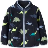 Name it Printet Fleece Jakke