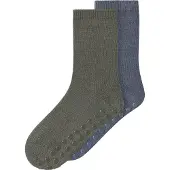 Name it Sokker - NmmWak - 2-pack - Gløggbasilikum/2P Gløggbasili - - 22/24 - Sokker