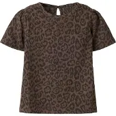 Name It Mini T-skjorte - NmfLinna - Chocolate Brown - - 6 år (116) - T-skjorte