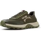 Camper for man. K101077-004 Drift Trail green sneakers (41), Flat, Laces, Casual, Recycled polyester
