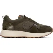 Refresh for woman. 17626804-KAKI Green sneakers 176268 (36), Flat, Laces, Casual