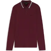 BOSS Plisy 10266738 Green Langermet Poloskjorte