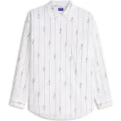 HUGO Elisana 10281968 Blue Langermet Bluse