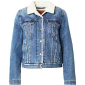Levi's for woman. 36136-0140 Original Sherpa Trucker Jacket blue (M), Casual, Cotton