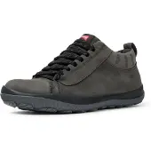 Camper for man. K300285-049 Grey Peu Pista GM leather sneakers (46), Flat, Laces, Casual