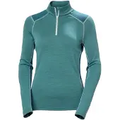 Helly Hansen Lifa Merino Midweight 1/2 Zip, Dame, Opal Green