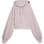 Puma Essentials Cropped Balloon Sleeve Hoodie Women, Clothing, Misty Pink, S