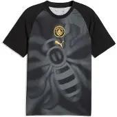 Puma Manchester City Warmup Jersey Men, Sport, Black/Archive Gold, XS