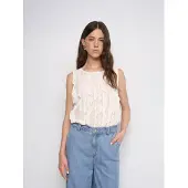Salsa Jeans 21012084 Ermeløs T-skjorte
