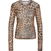 Noisy May Langermet Mesh Topp