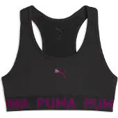 Puma STRONG Bra Youth, Clothing, Black/Fuchsia Glow, 9-10Y