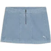 Puma FUTURE..ARCHIVE Washed Twill Skirt Women, Clothing, Cool Blue, XL