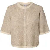Pieces Pcjenna Ss Strikket Cardigan