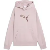 Puma Essentials Sequins Hoodie Women, Clothing, Misty Pink, M