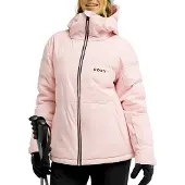 Roxy Snowyhill Puffy Jakke rosa