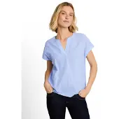 Tom Tailor 1052107 Kort Ermet Bluse