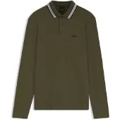 BOSS Plisy 10266738 Green Langermet Poloskjorte