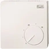 Roth Basicline er et trådført 24 volt system til rumregulering af gulvvarmeanlæg.
