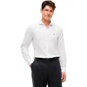 Tommy Hilfiger Oxford Solid Skjorte Med Lange Ermer