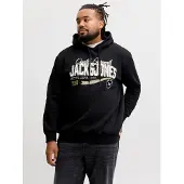 Jack & Jones Logo Plus Size Hettegenser