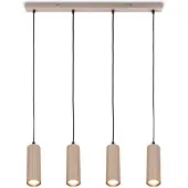 Briloner Hengelampe Ida, beige, 4 lyskilder, lengde 76 cm, GU10