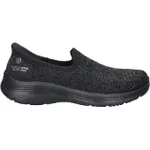SKECHERS slip-in damesko - Svart - Sko