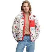 Superdry Outdoor Printed Fleece Genser Med Hel Glidelås
