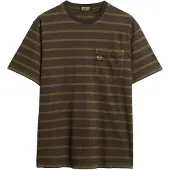 Superdry Textured Stripe Pocket Kortarmet T-skjorte