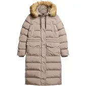 Superdry Everest Faux Fur Longline Jakke