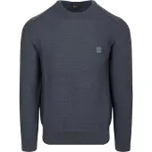 BOSS Genser Anion Navy ørkeblå Blå Størrelse