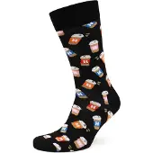 Happy socks Take Away Latte Crewsokker
