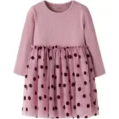 Name It Mini Kjole - Tyll - NmfNagina - Lilas - - 4 år (104) - Kjole