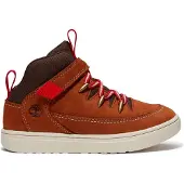 Timberland unisex for kids. TB0A5PVHA4H1 Lisbon Street brown leather sneakers (22.5), Flat, Laces, Velcro, Casual, children's fashion
