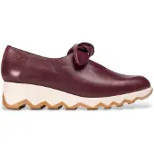 Wonders for woman. C-7611 Leather shoes Simon 11 maroon (37), Flat, Laces, Casual