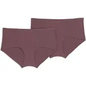 Puma Women's Mini Shorts (2-Pack), Women, Dark Brown Wood, XS