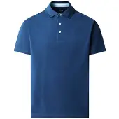 Hackett for man. HM5600197 polo jersey short sleeve classic fit blue (XL), Casual, Cotton