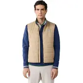 Faconnable Chambray Lined Vest