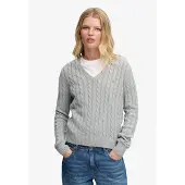 Superdry Washed Cable Jumper V-hals Genser