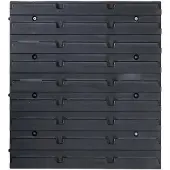 Patrol Siena Ergobox verktøykasse svart 350x386 mm