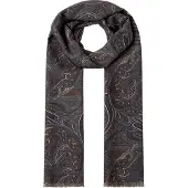 Hackett for man. HM0400120 Brown Mad Paisley Scarf (OSFA), Casual, Wool, Classic